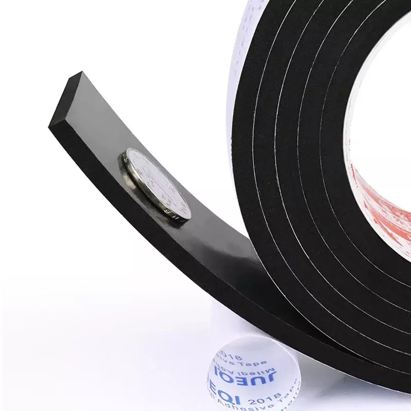 Eva Spons Anti-Collision Strip Tape Dubbelzijdige Sterke Zelfklevende Tape Deur Frame Kloof Afdichting Strip zwart Schuim Lijm Tapes