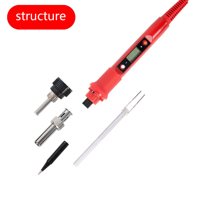 Soldering Irons 110V 220V 80W Adjustable soldering iron kit Adjustable Helping Hand With Magnifying Glass Dual Alligator Clips