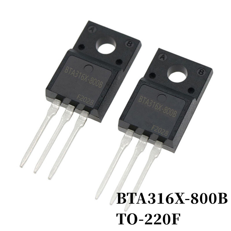 5 ~ 500 pz BTA316X-600B BTA316X-600C BTA316X-600E BTA316X-800B BTA316X-800C BTA316X-800E DIP tiristore TO-220F Triac 16A 600V/800V