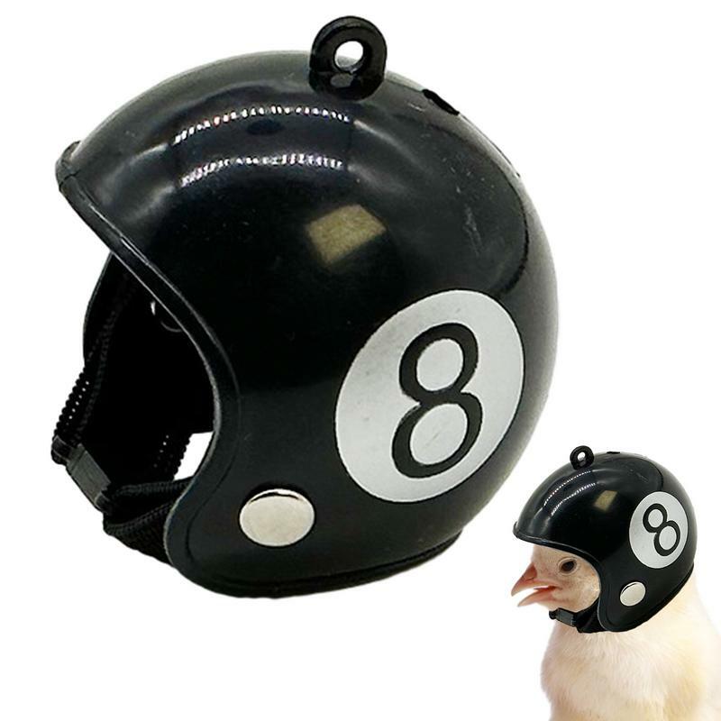 Sombrero de protección de aves para mascotas pequeñas, Mini sombrero duro ajustable, sombreros de pollo de seguridad para patos y loros