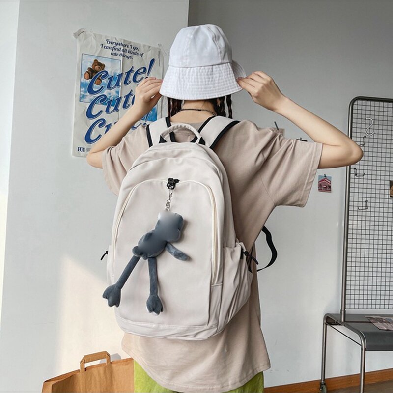 Large Capacity School Bags New Waterproof Lightweight Book Bags Nylon Multiple Compartments Rucksack Bagpack Teenager