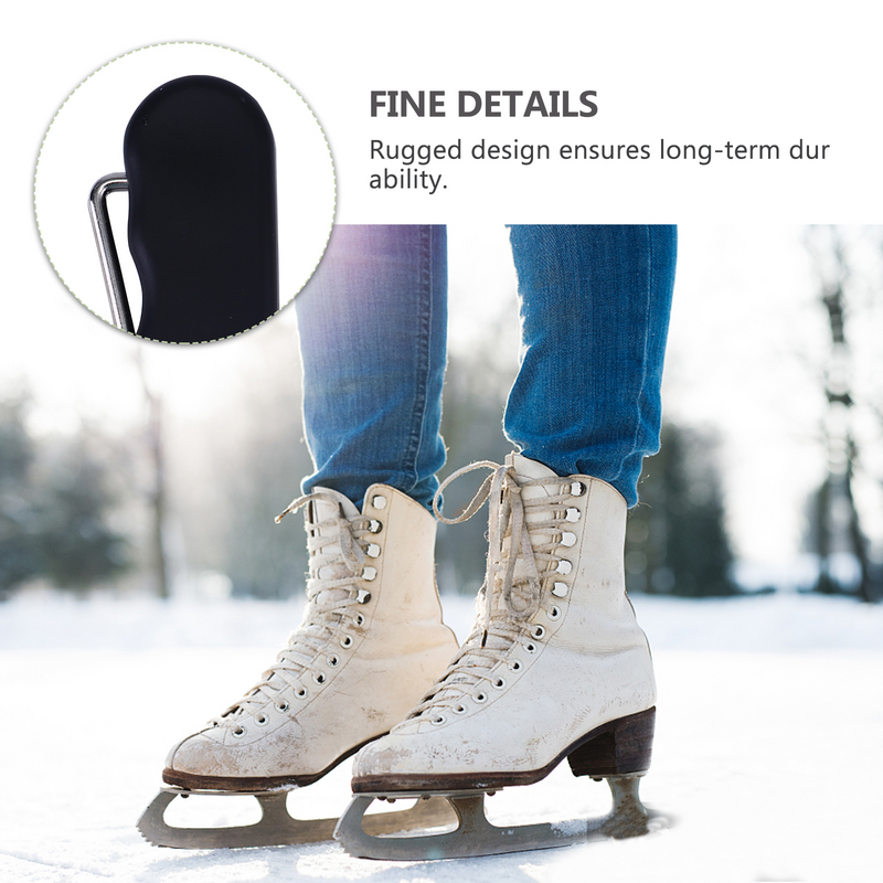Zapatos ajustados de encaje, herramienta de patinaje, tirador de botas de patinaje plegable, herramienta de cordones de Hockey con