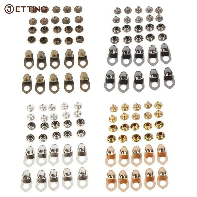 10Set Outdoor Speed Shoe Lace Hooks Lace Fittings Buckles With Rivets For Climb Hiking Shoes Work Mountaineering Boots