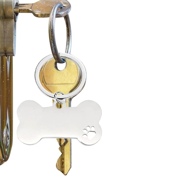 Hundeknochen-Schlüsselanhänger-Anhänger, knochenförmiger Schlüsselanhänger, Metalltaschen-Schlüsselanhänger, hängende Verzierung