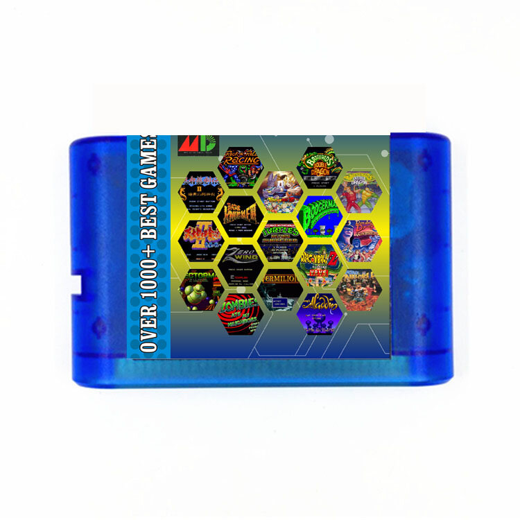 Cartucho EDMD Remix de 830 juegos en 1, tarjeta definitiva de videojuegos, para SEGA GENESIS, MegaDrive de EE. UU./Japón/Europa
