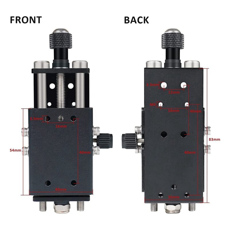 Ajustador de altura para gravador, eixo Z Lift Focus Control Set, módulo de elevação, TTS 25, TTS 55, TT 5.5S