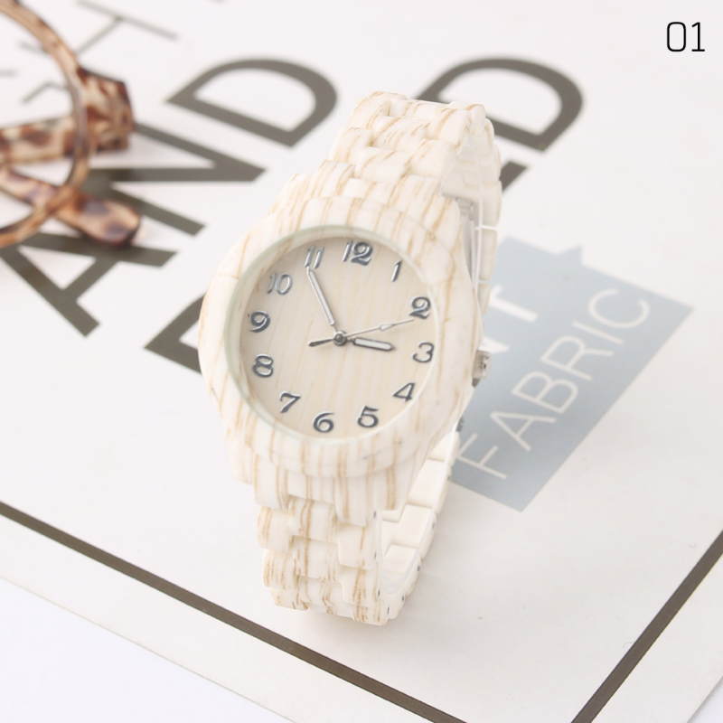 Wzór bambusa moda cyfrowy kreatywny anty pasek stalowy mężczyźni i kobiety zegarki moda drewno sandałowe kwarcowy zegarek Reloj Hombre