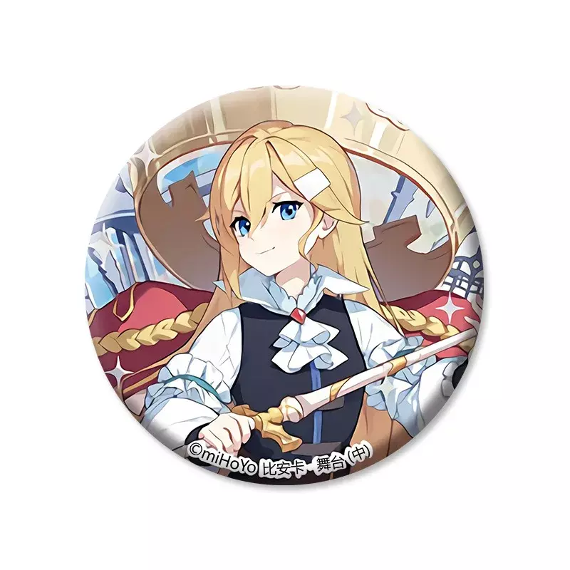 Honkai Star Rail Anime Pins Cosplay Elysia Bronya Durandal Misteln Schariac Badges Broche Rugzakken Decoratie Accesories Cadeau