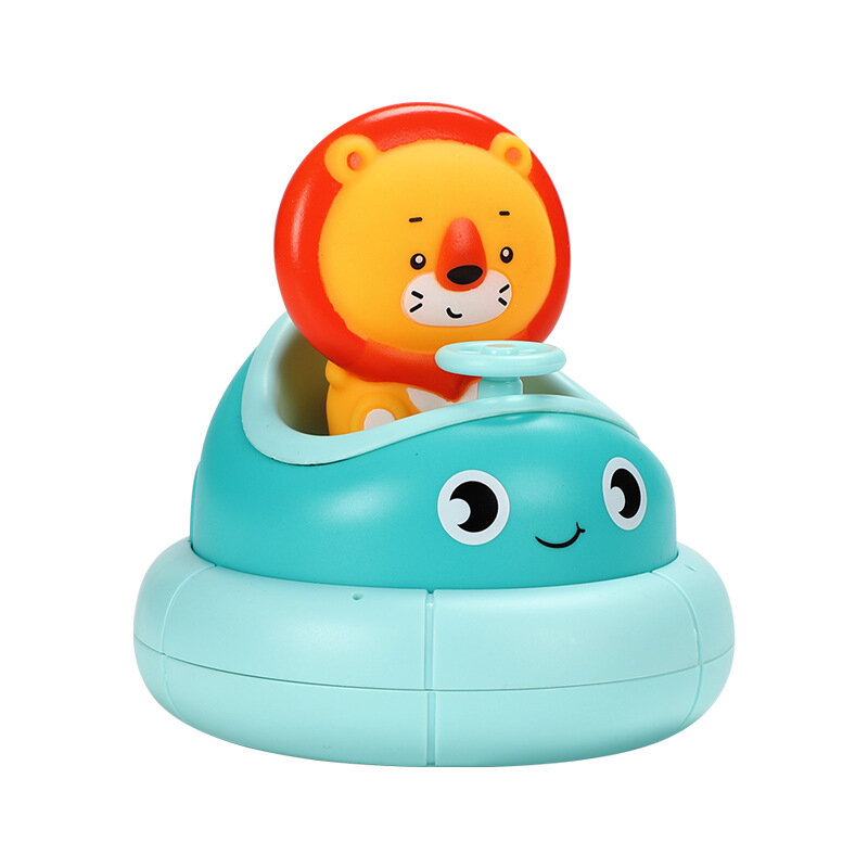 Baby Bath Toys Spray Water Shower Swim Pool Bathing Toys for kids Spinning Boat with Toy Lions Bathtub Toys for Toddlers Kids