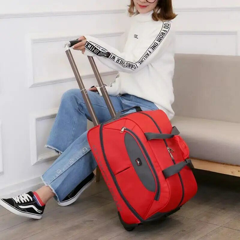 Składana walizka bagażowa męskie przenośny wózek damskie z internatem podróżujące w lekkim biznesie o dużej pojemności