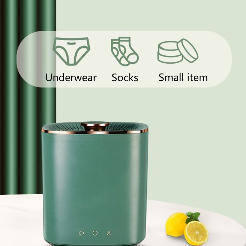 Machine à laver Portable à ultrasons, petite Machine à laver compacte pour sous-vêtements, cadeaux de noël pour la famille et les amis