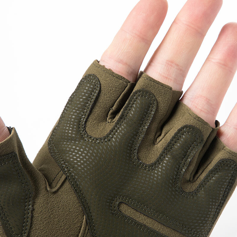 Outdoor Tactical Gloves Touch Screen Half Finger Type Military Men Combat Gloves Sports Protective  Hunting Cycling Work Gloves