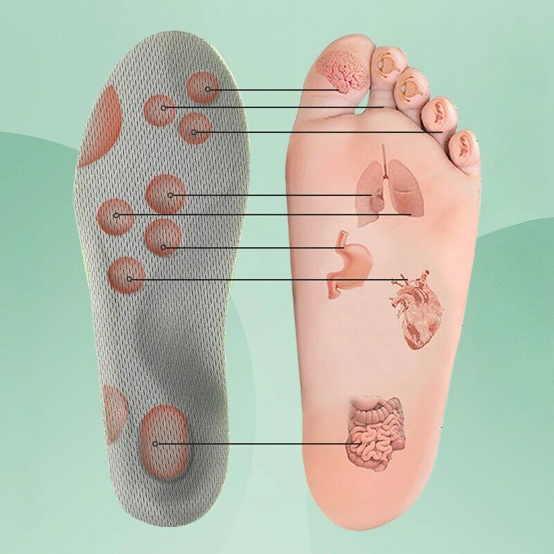 Children High Quality Sport Insoles Flat Feet Arch Support Orthopedic Shoes Insoles Kids Elastic Shock Absorber Cushionin Sole