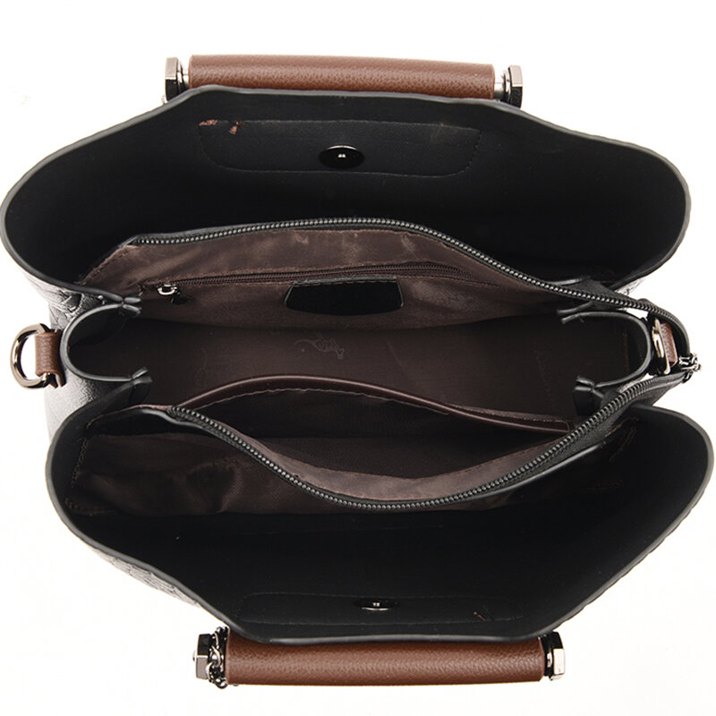 Tas tangan mewah Sac kulit merek asli tas wanita tas tangan selempang bahu desainer untuk wanita dompet 2024 dan tas tangan