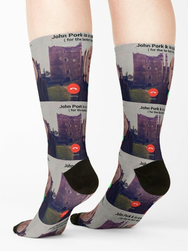 John Pork meias para homens e mulheres, designer marca meias, esportes e lazer meias