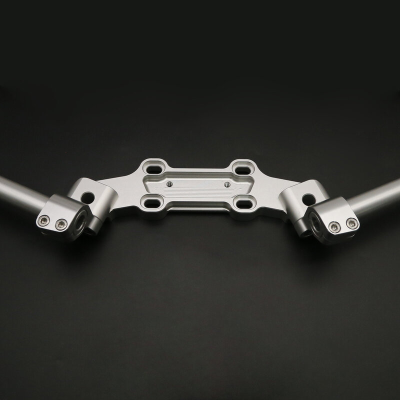 FXCNC-Pince de guidon en aluminium CNC pour moto, pince sur fourche, adaptateur de barres de poignée, plaque séparée, 22mm