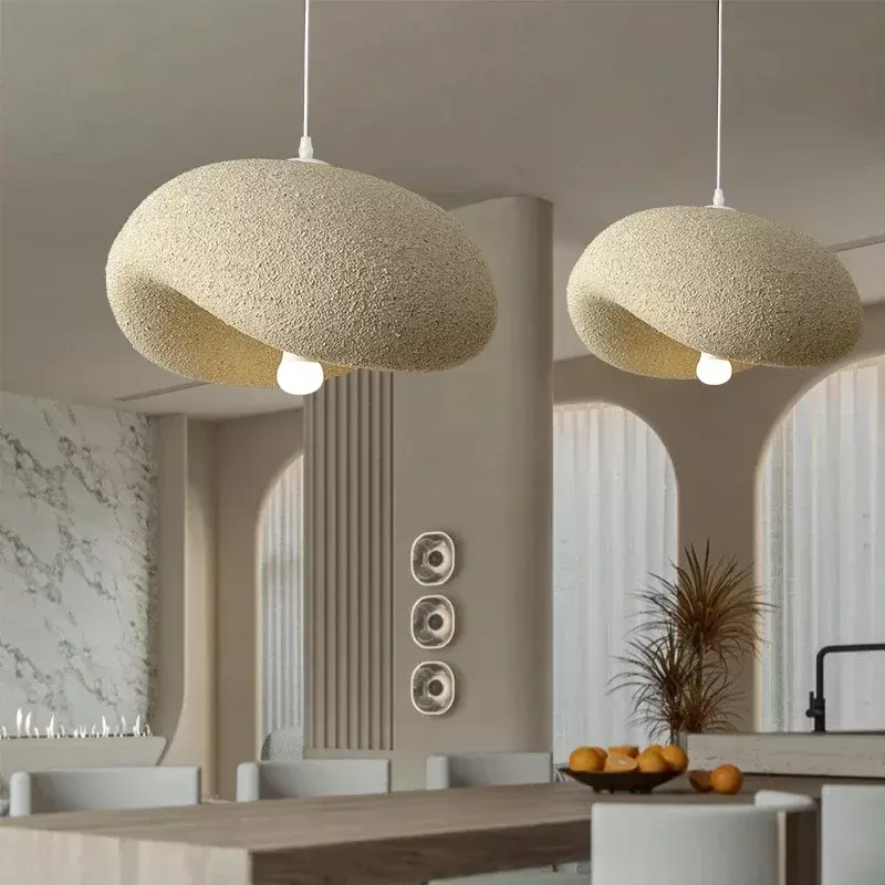 Designer New Wabi Sabi Chandelier Japanese Style Kitchen Dinning Hall Living Room Pendant Lamps Bedroom Art Table Bar Light