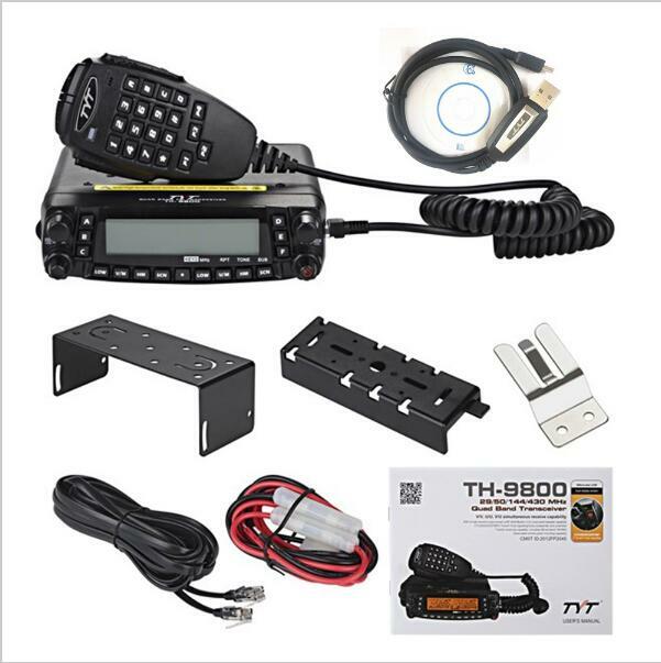 Tyt-TH-9800 walkie-talkie sem fio, auto-rádio, sistema de alarme bidirecional, 60km