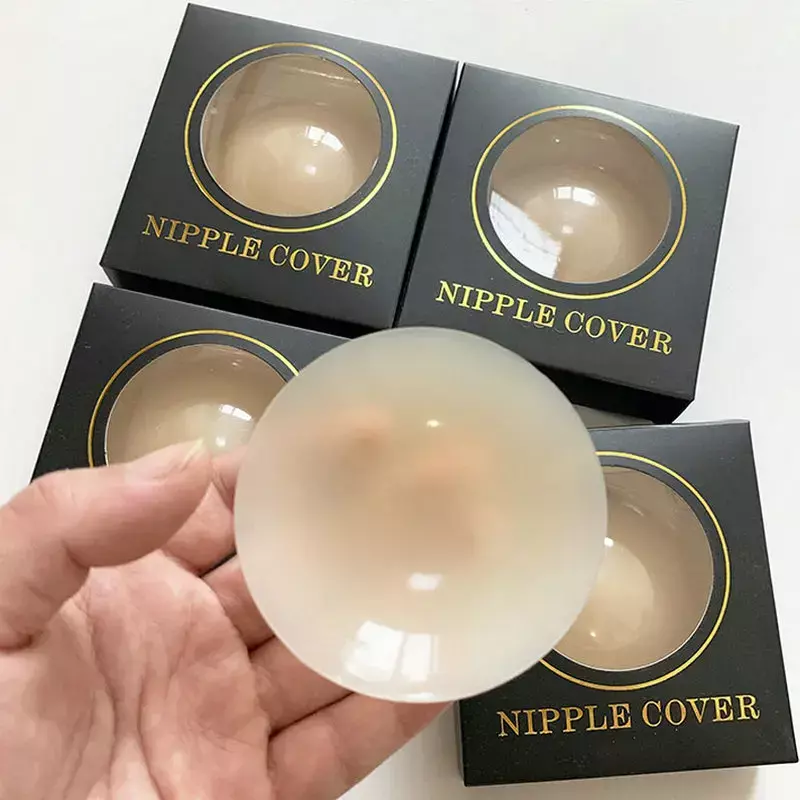 Siliconen Tepel Cover Liners Zelfklevende Borst Boob Tape Onzichtbare Borst Stickers Voor Vrouwen Kleverige Bh Pads Intieme Accessoires