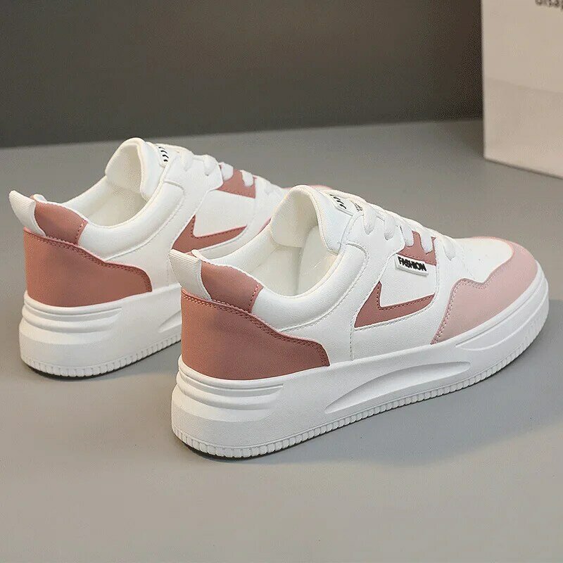 Spring New Women's Casual Sports Shoes, Flat Comfortable Outdoor Skateboard Shoes, Women's Shopping Shoes