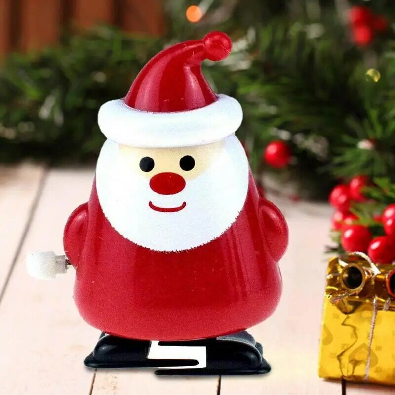 Christmas Wind Up Toys Stocking Stuffers Clockwork Snowman Santa And Elk Portable Santas And Elk Wind Up Stocking Stuffer For