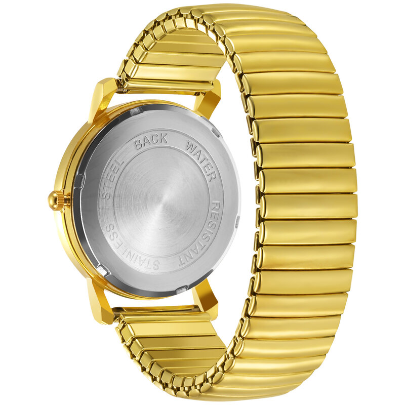 SYNOKE-relógio elegante feminino com mostrador pequeno, relógio de quartzo ultra fino, pulseira de liga primavera, fácil uso, relógio de pulso feminino