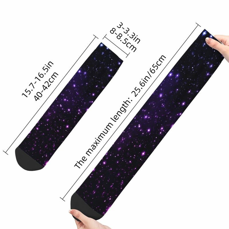 Space Stars Galaxy Nebula Sokken Mannen Vrouwen Polyester Gelukkig Grappig Sokken Harajuku Lente Zomer Herfst Winter Sokken Gift