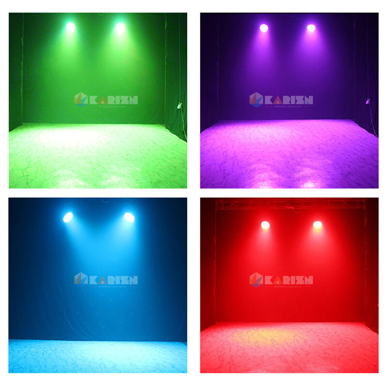 Lumière LED Zoom Wash avec tête mobile, lumière de scène DJ Party Music, 6 en 1, 36x18W, RGBWAUV, 36x12W, RGBW, 4 en 1, 0 taxe, 4 pièces