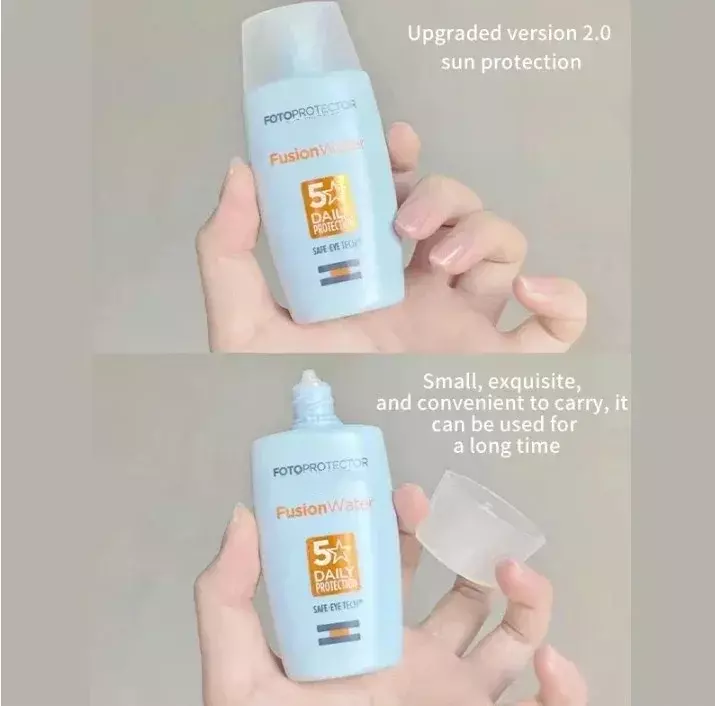 50ml Refreshing Facial Sunscreen Lotion Spf Sunblock Non-greasy Pa+++ High-power Uv Protection Isolation Original Skin Care