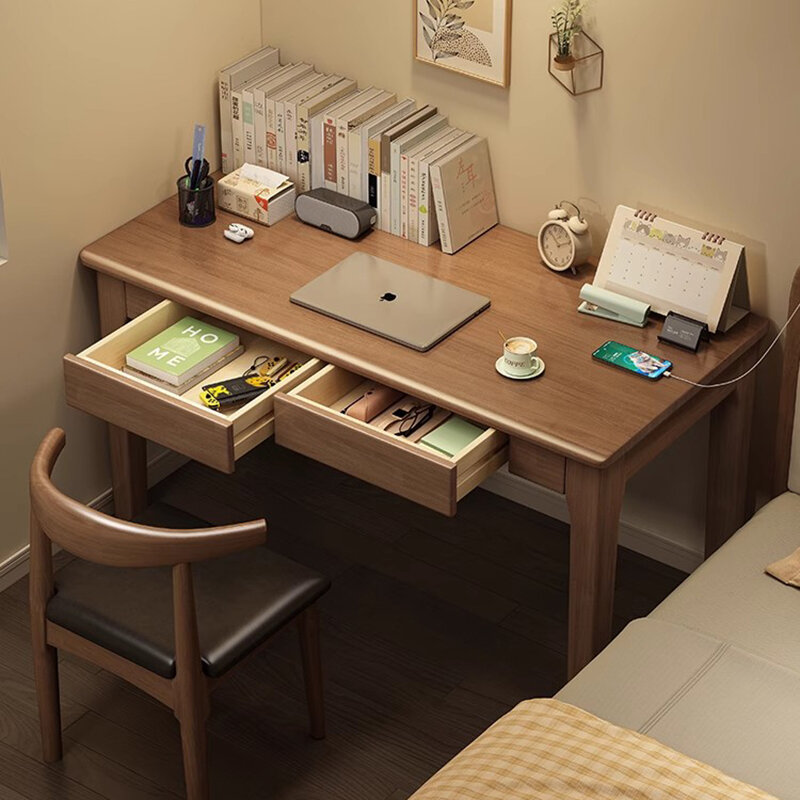 Meja baca berdiri pelajar ruang belajar kantor meja kerja meja laci Organizer kayu Escritorio furnitur kantor