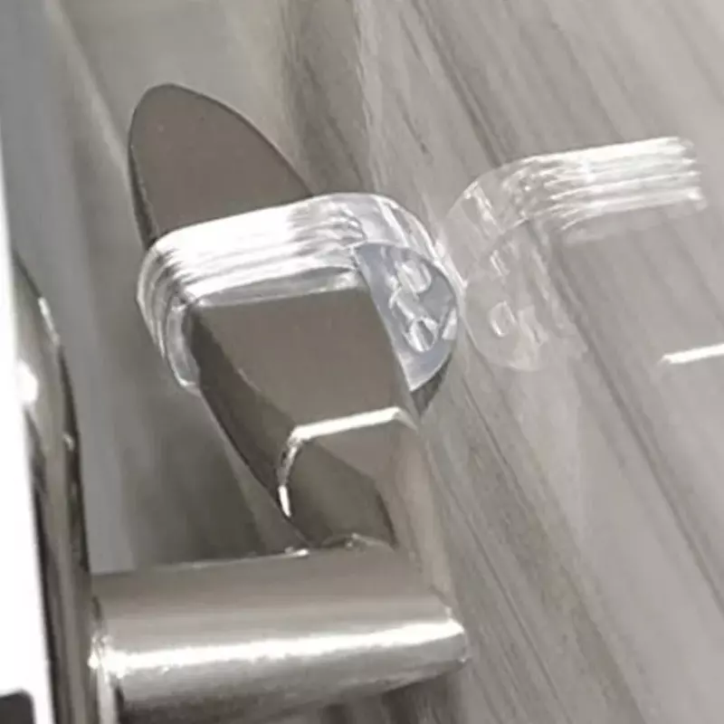 1/10 pz fermaporta in Silicone maniglia della porta Buffer protezione della parete maniglia della porta paraurti mobili protetti Crash pad anelli antiurto