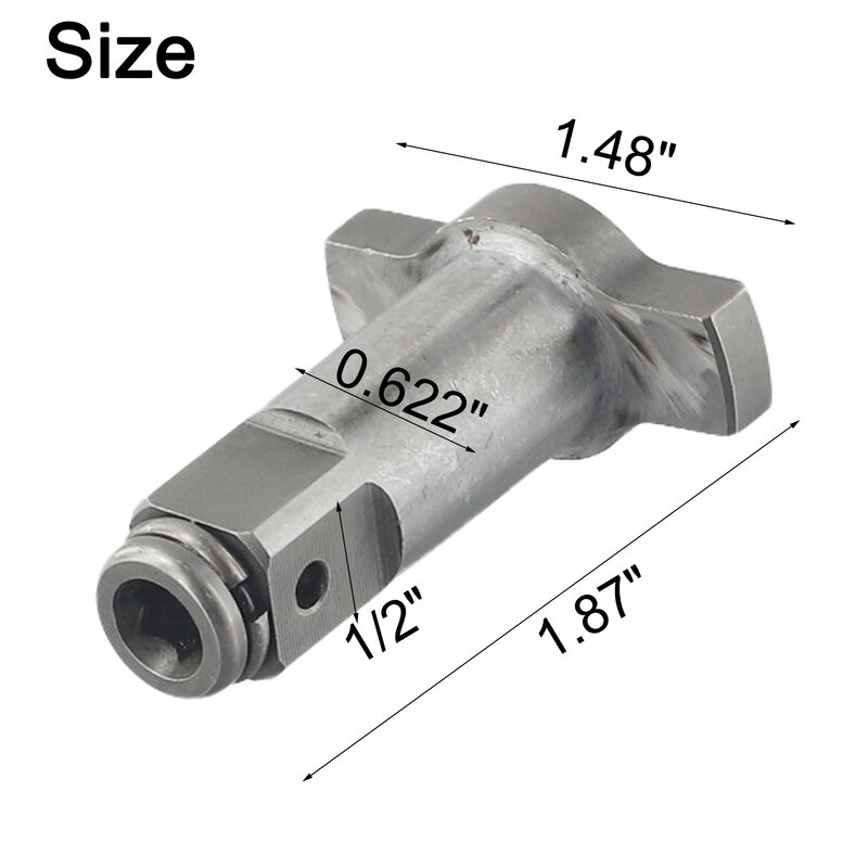 1pc Wrench Spindle Anvil For DCF885 DCF886 DC827 DC845 DC835 Multifunction Iron Bit Assembly Silver Socket Wrench Set Power Tool