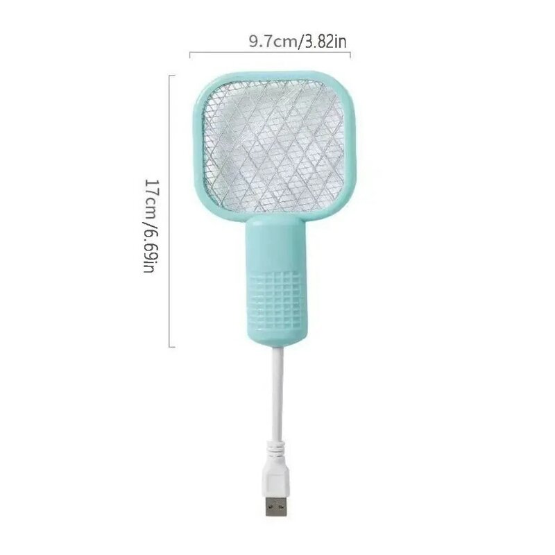Electric Shock Mosquito Swatter Trap Pest Control UV Light Mini Insect Racket Portable USB Mosquito Killer Lamp Home Outdoor