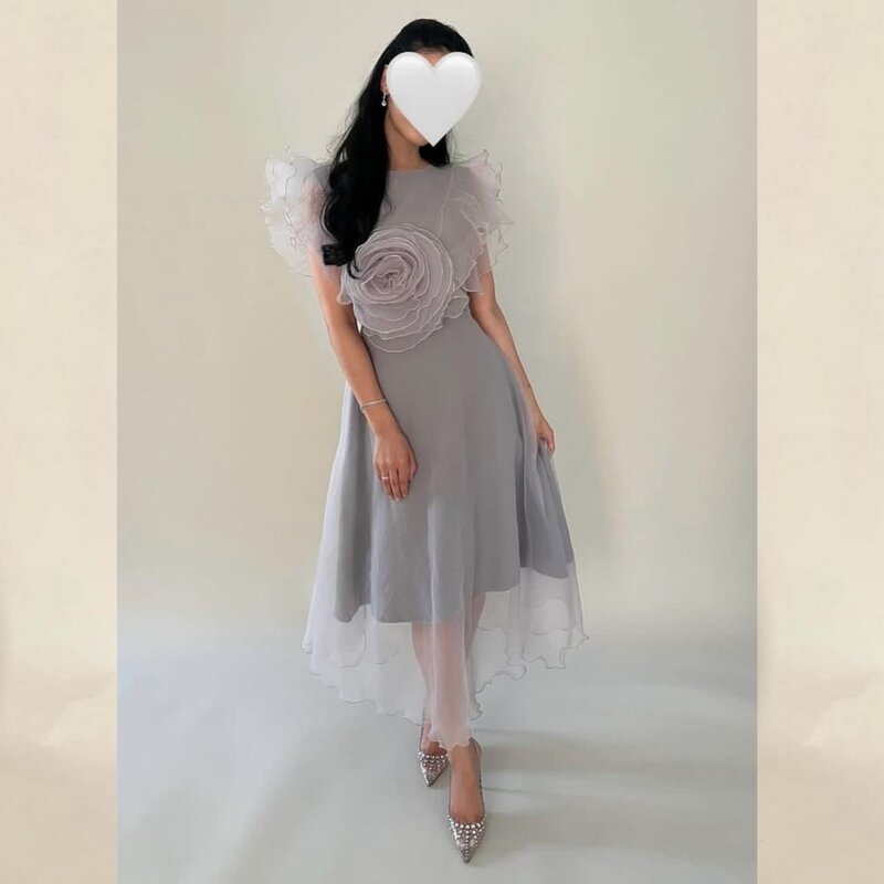 Suknia balowa koszulka na studniówkę w stylu saudyjskim z wycięciem na urodziny sukienki do kolan