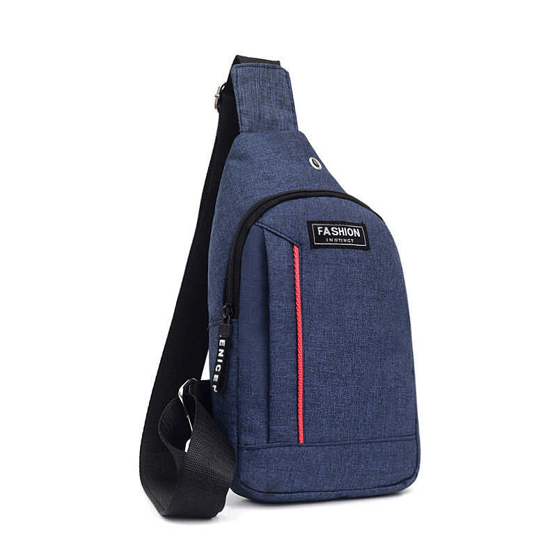 Nylon Shoulder Bags Men Waist Packs Sling Bag Crossbody Outdoor Sport Chest Daily Picnic Canvas Messenger Wallet Headphone Bag