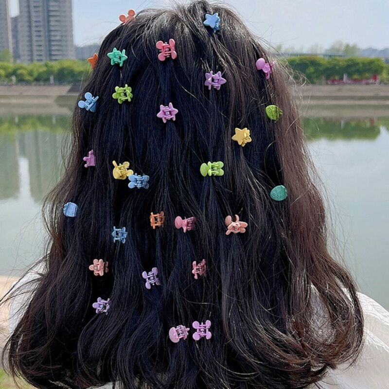 Jepit rambut cakar rambut Mini bunga aksesori rambut jepit rambut cakar hati ornamen rambut cakar rambut Mini cakar rambut
