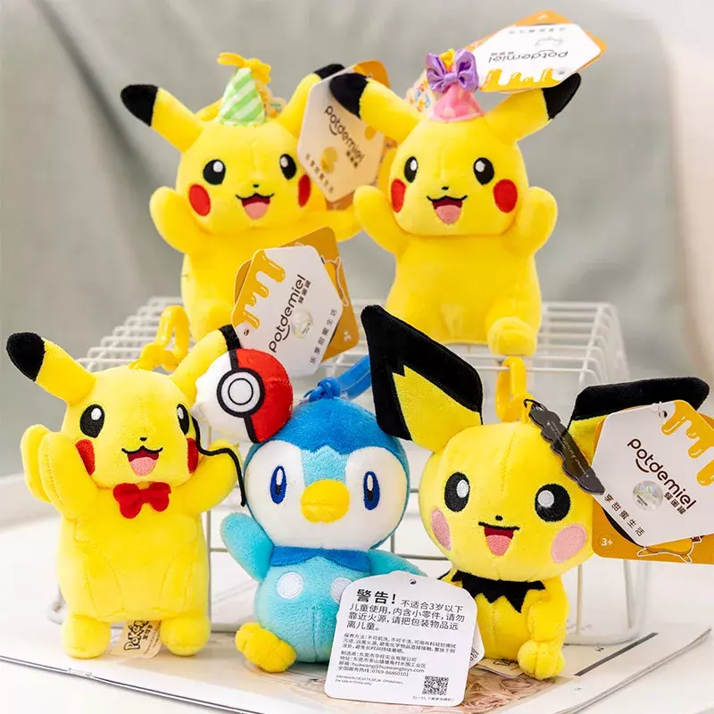 Pokemon Plush Pikachu Dolls Kawaii Anime Pokémon Pichu Short Stuffed Toys Cute Cartoon TOMY Pokmon Children Birthday Gift