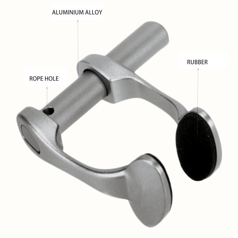 Aviation Aluminum Free Diving Nose Clip Comfortable Diving Surfing Swim Nose Clips Non-Slip Silicone Pad At Both,Silver