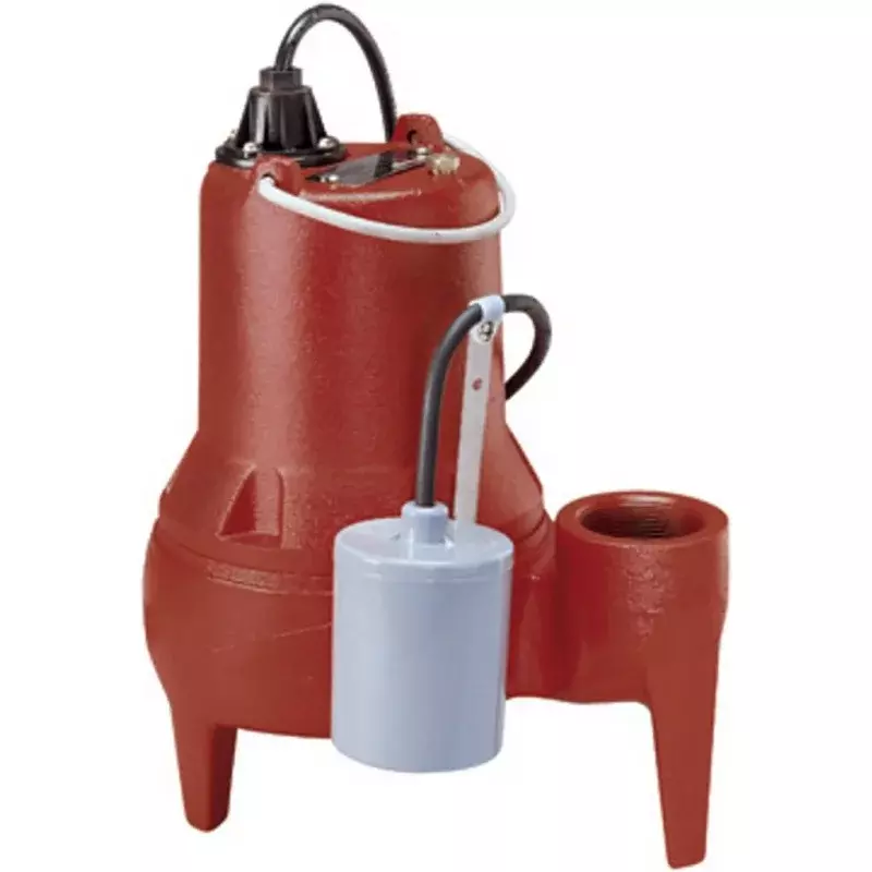 Pompa Liberty LE51A LE50-Series pompa limbah otomatis celup, merah