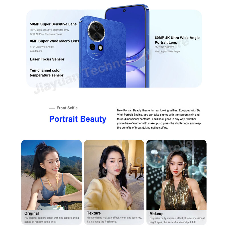 Telefono cellulare originale Huawei Nova 12 6.7 pollici Kirin 830 Octa Core HarmonyOS 4.0 batteria 4600mAh 100W Smartphone NFC SuperCharge