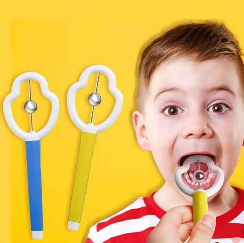 Strumento per l'allenamento della lingua della forza muscolare orale cura orale bambini Tip Mouth Exercise strumenti per la bocca lingua ginnico punta lingua Tra U5F6