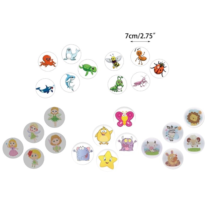HUYU Potty Training Stickers Potty Stickers Reusable Potty Training Reveal Stickers Potty Training Stickers Color Change