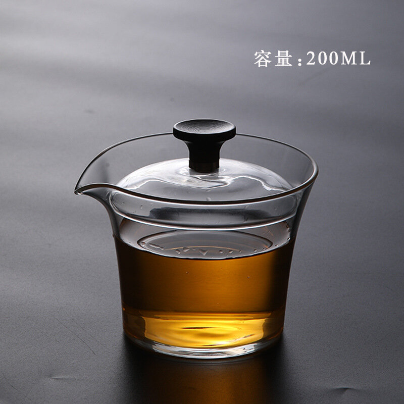 Chinese Tea Bowls Heat-resistant Glass Gaiwan Tea Maker Gai Wan Gaiwan for Travel Tibetan Bowl Tureen Cup Puer Cups Set