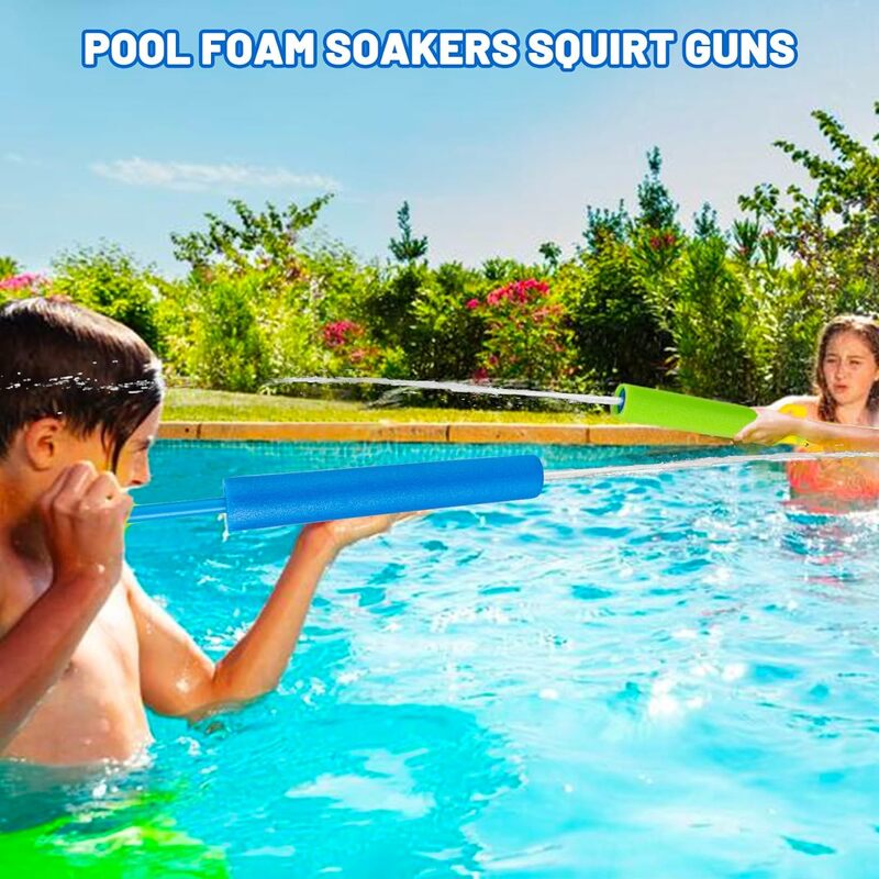 Schaum Wasser Shooter, Wasser pistolen Wasser Blaster für Schwimmbad Strand, Outdoor Wasser Spritzpistole Spielzeug für Kinder Erwachsene-Farbe zufällig