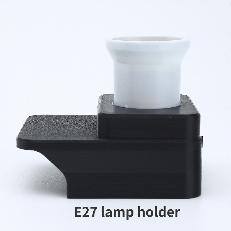 E27 Lamp Holder Folding Light, for HITACHI 18V/20V Lithium Battery LED Light Camping Work Light 30W 45W 60W (without Battery)
