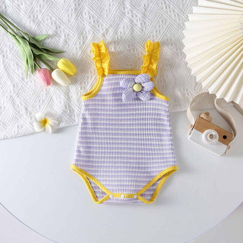 Canotta per bebè nuova estate personalizzata, tuta da principessa ricamata, tuta da scoreggia con borsa estiva per bambina