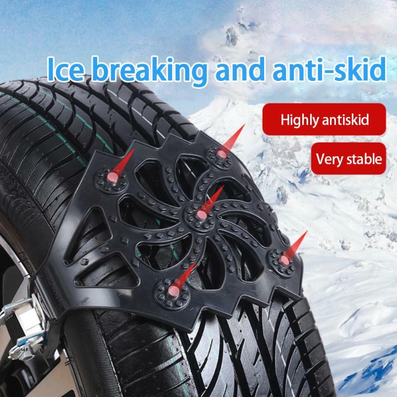 Chaînes à neige pour voiture Suv Suv, 1/5 pièces, protège des pneus de voiture de dérapage, épaisse, Oxford, hiver