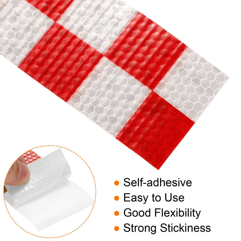 Reflective Tape Decoration Stickers Car Warning Safety Reflection Tape Film Auto Reflector Sticker