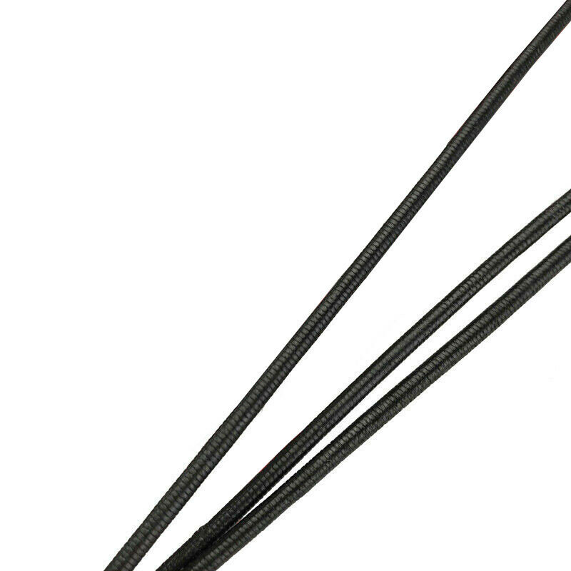 16 nici cięciwa łuk refleksyjny Longbow wymień cięciwa pasuje 48 ''-70 'łuk czarny i czerwona kokarda String strzelanie