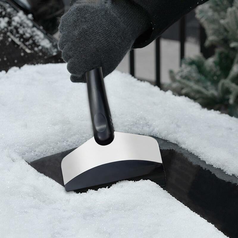 Car Windshield Ice Scrapers Window Cleaner Tool, removedor de neve portátil, aderência ergonômica, uso para montanhismo